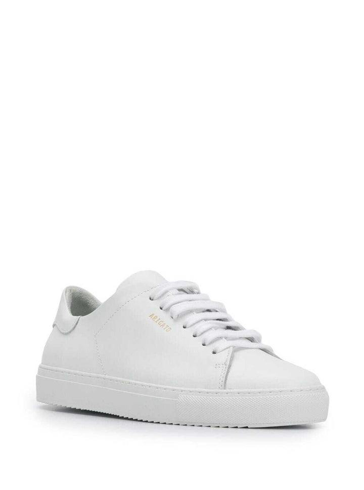 Axel Arigato Women 'Clean 90' White Sneakers With Printed Logo In Leather Woman Axel Arigato