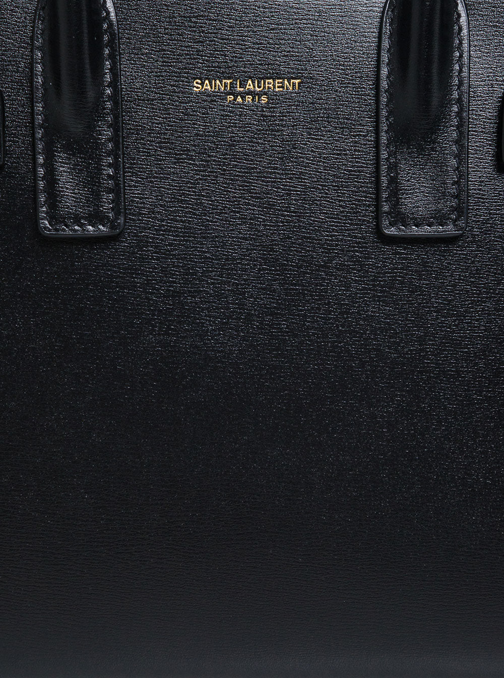 Saint Laurent Women Nano Sac Du Jour Black Leather Handbag