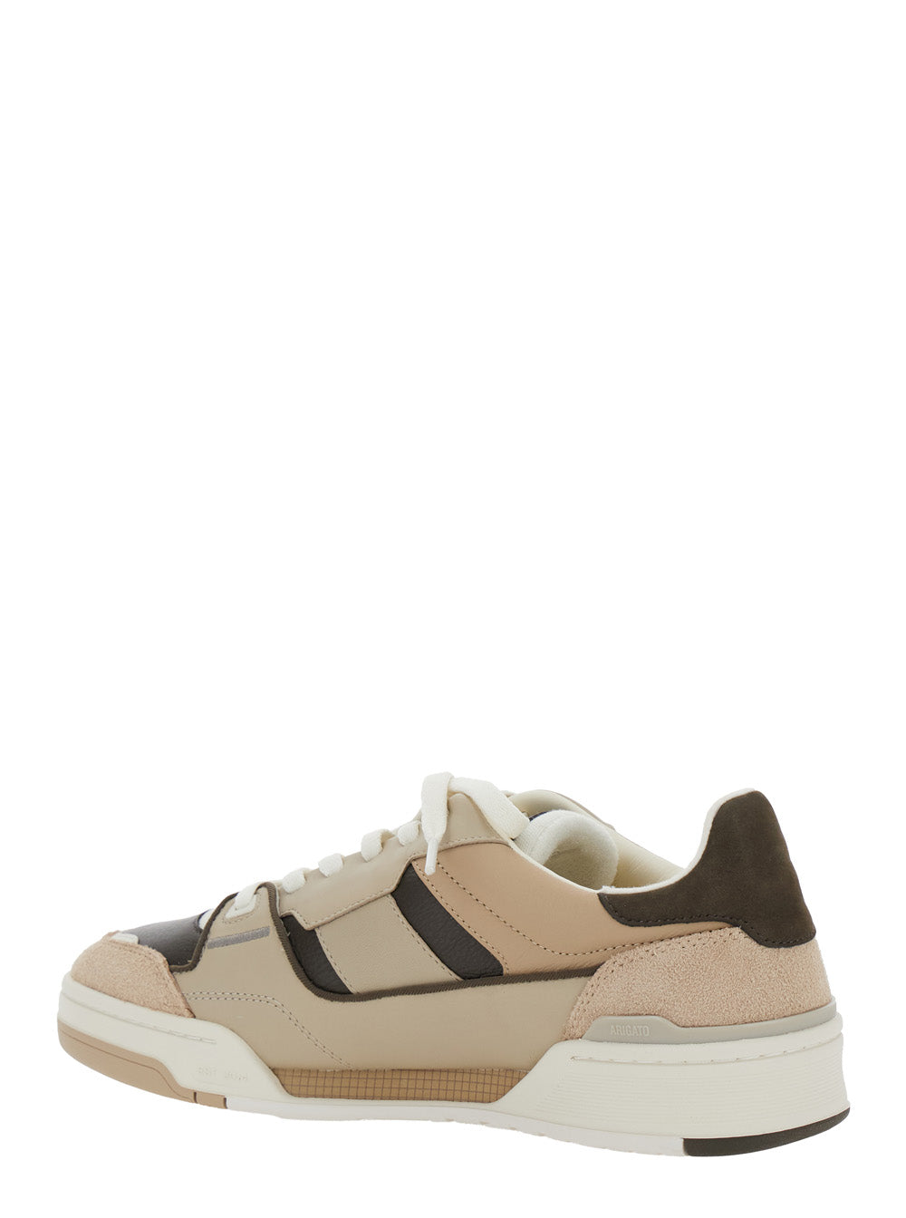 Axel Arigato Men 'Clay' Beige Sneaker With Inserts And Logo Embossed On The Side In Leather Man