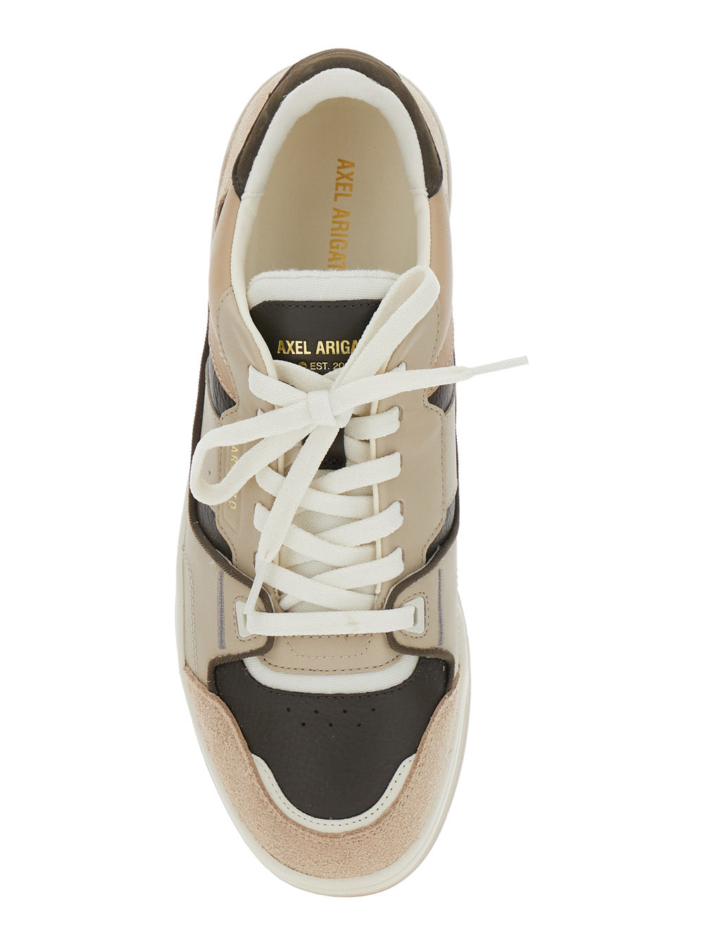 Axel Arigato Men 'Clay' Beige Sneaker With Inserts And Logo Embossed On The Side In Leather Man