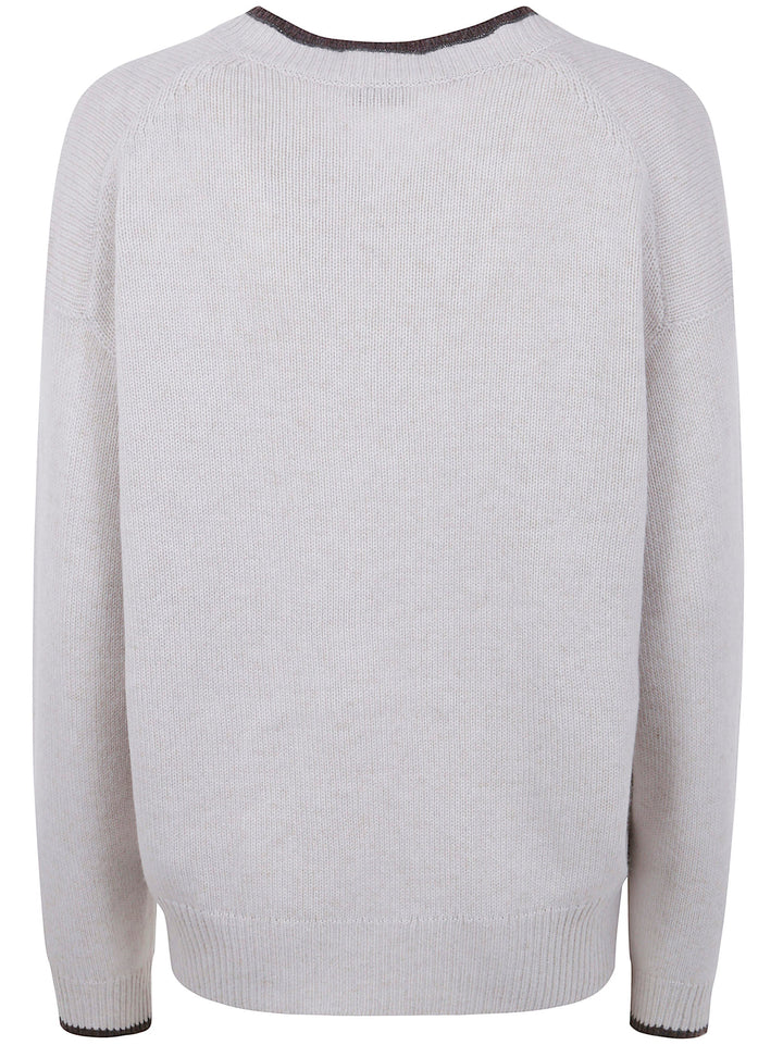 Brunello Cucinelli Women Cashmere V Neck Sweater