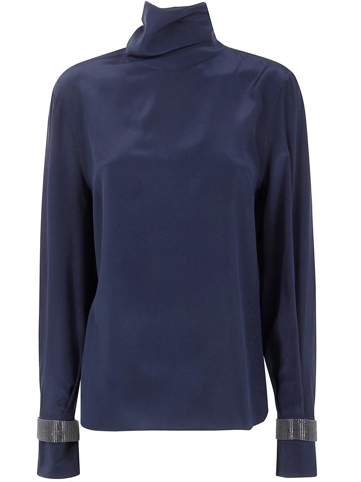 Brunello Cucinelli Women Turtle Neck Blouse
