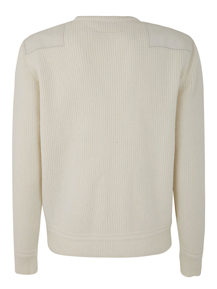 Zegna Men Wool And Cashmere Crew Neck