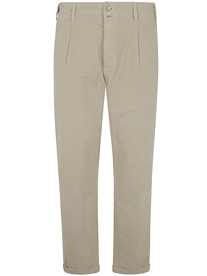 Jacob Cohen Men Crop Slim Single Pence Henry Pant