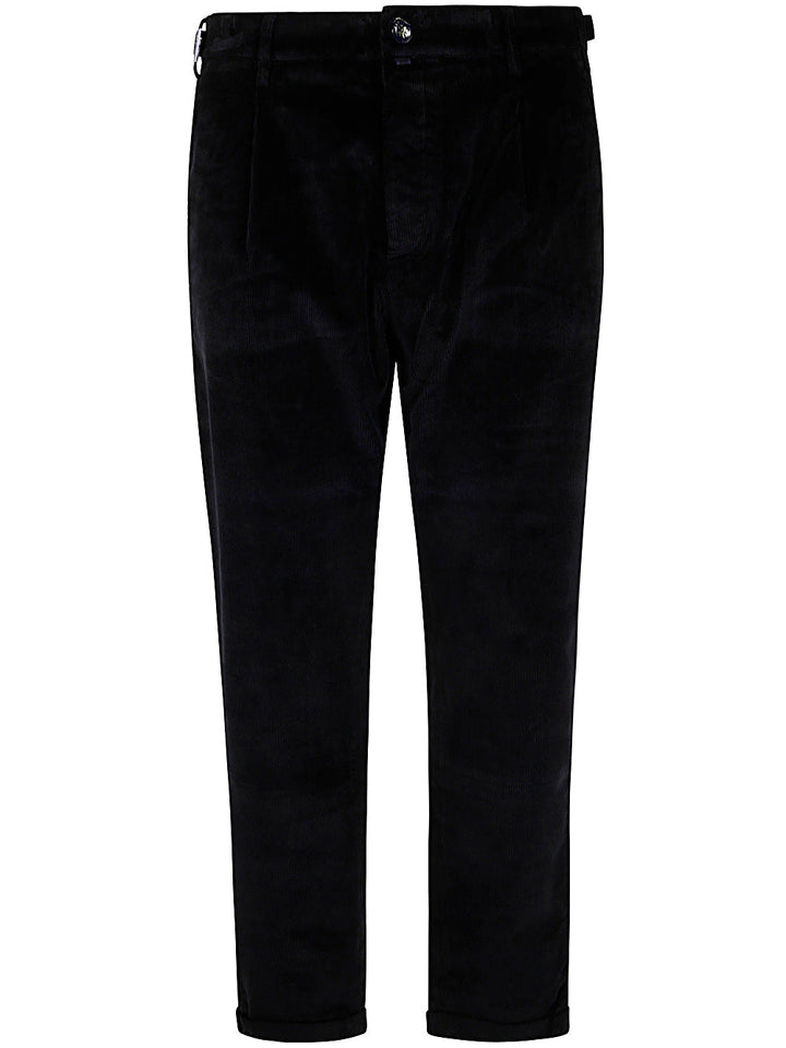 Jacob Cohen Men Crop Slim Single Pence Henry Pant