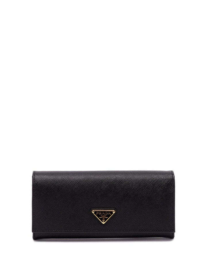 Prada Women Large Saffiano Leather Wallet