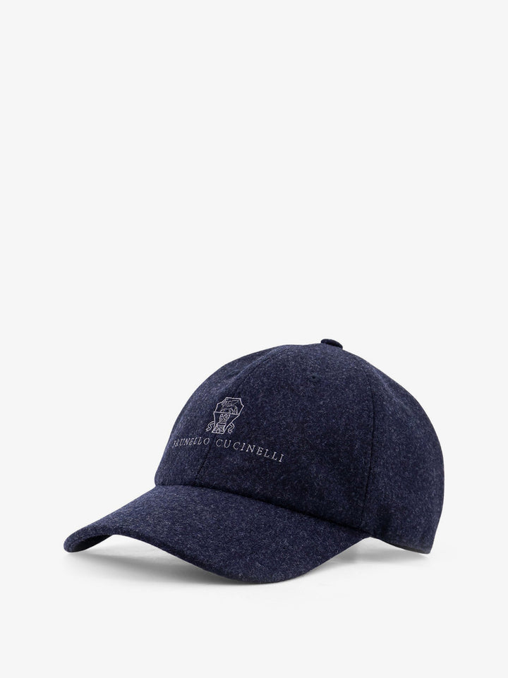 Brunello Cucinelli Men Virgin Wool Baseball Hat