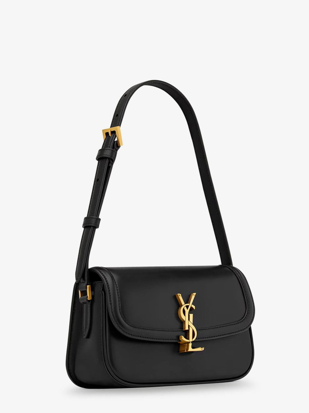 Saint Laurent Women Solferino Mini Leather Shoulder Bag