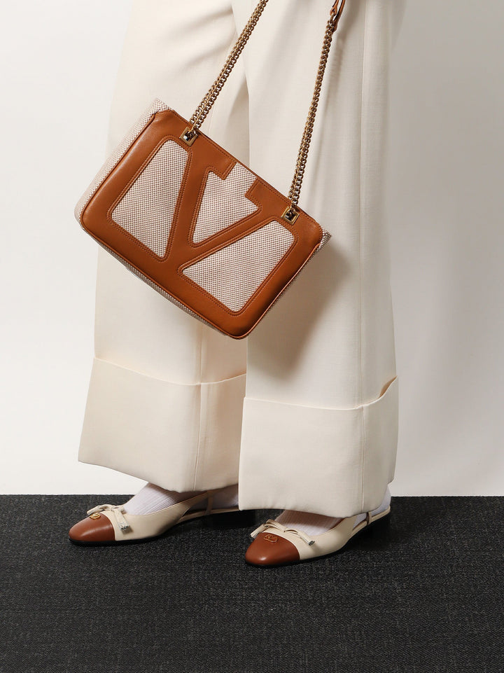 Valentino Garavani Women Valentino Garavani Viva Superstar Canvas Shoulder Bag