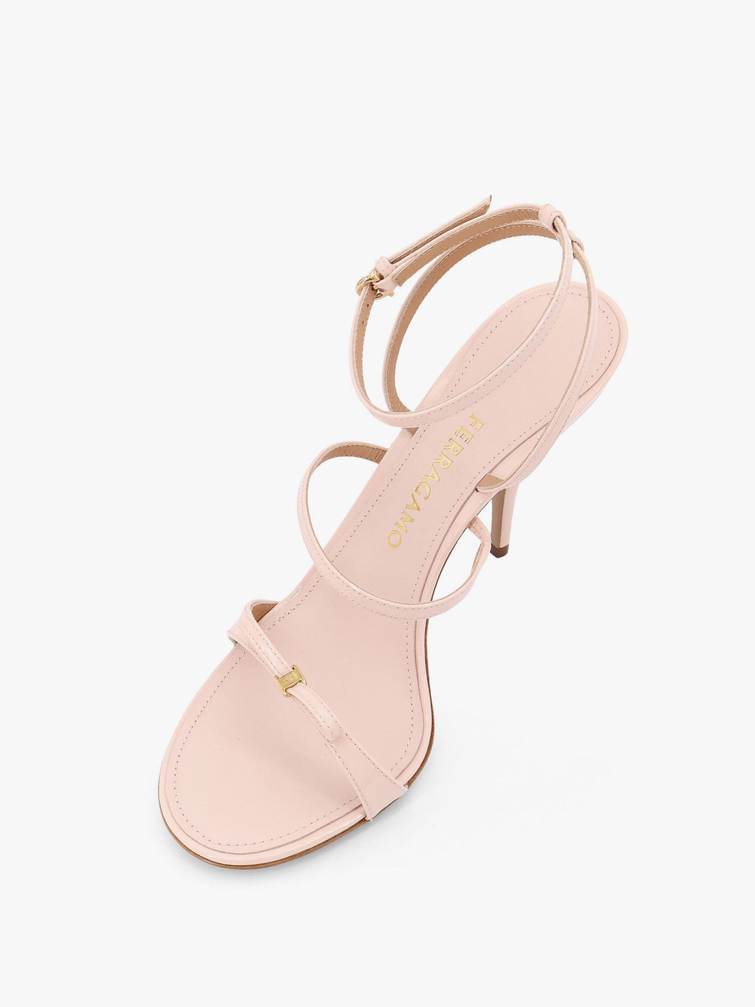 Ferragamo Women Ariel 95 Patent Leather Sandals