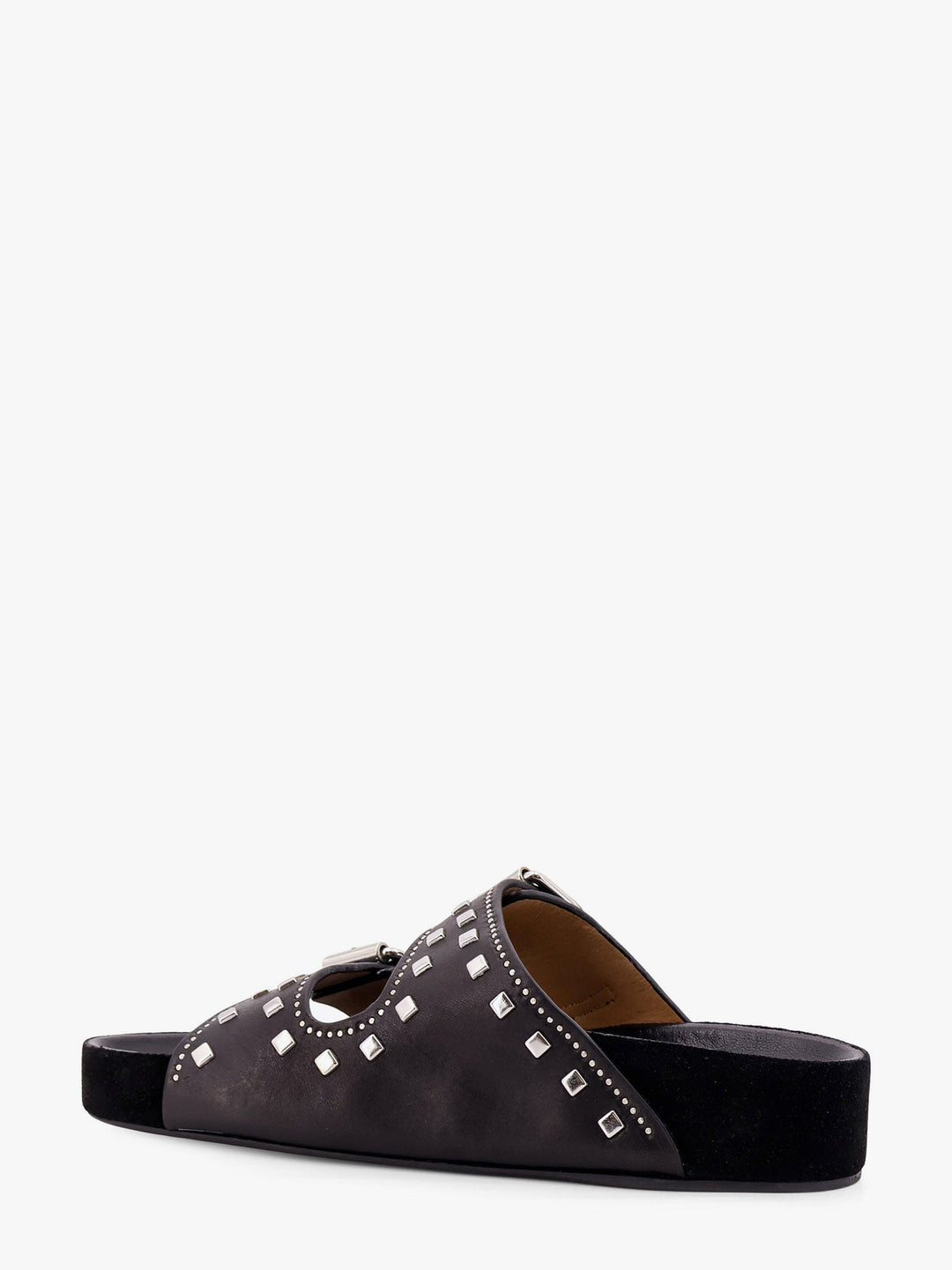 Isabel Marant Women Leather Sandals With All-Over Stud Detail