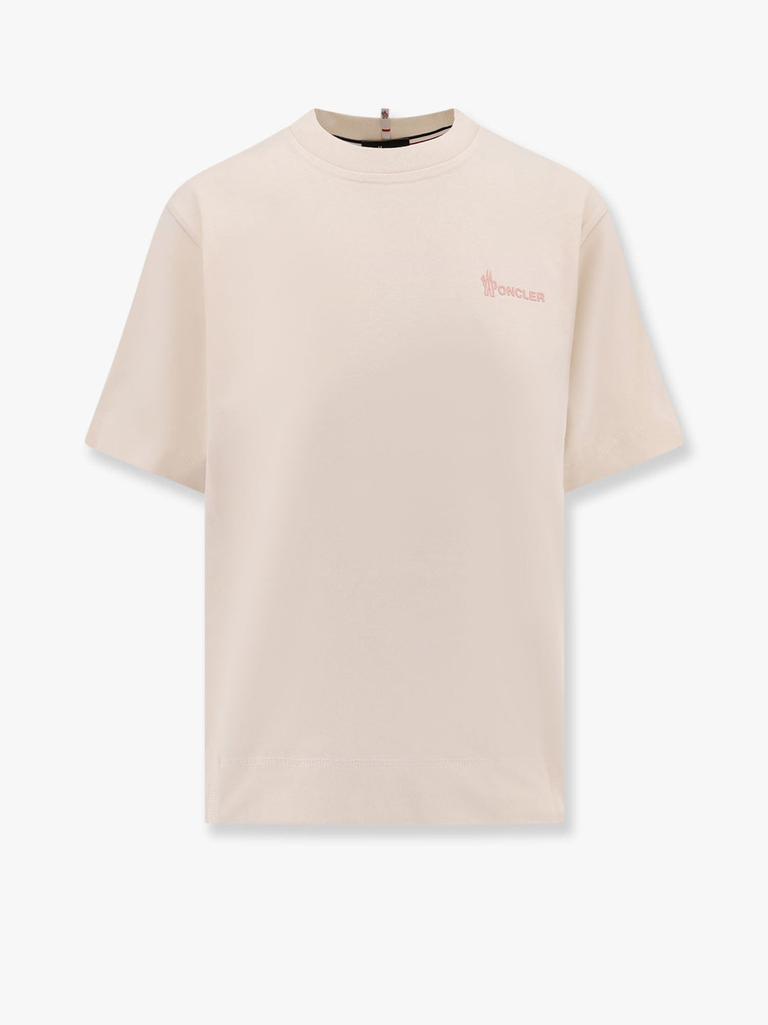 Moncler Grenoble Women Cotton T-Shirt With Frontal Logo