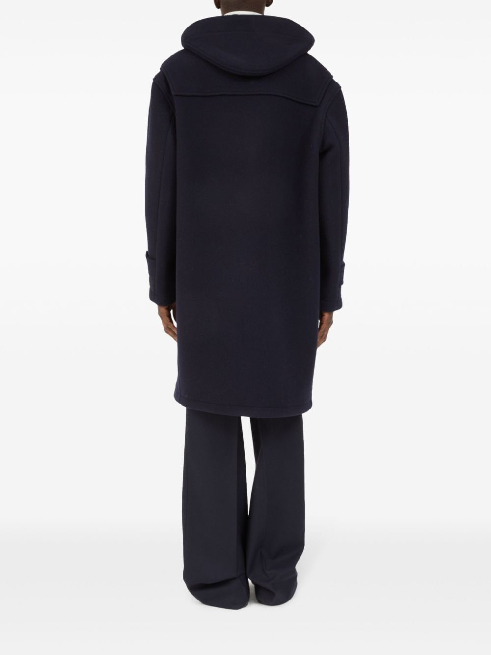 Maison Margiela Men Cappotto Con Alamari E Cappuccio