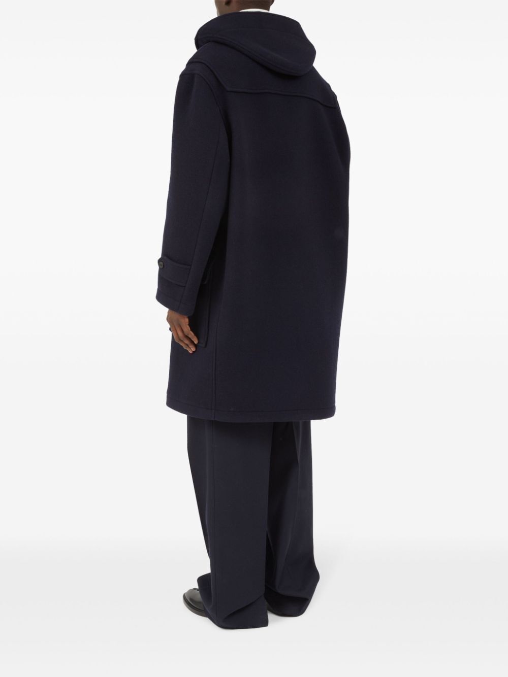 Maison Margiela Men Cappotto Con Alamari E Cappuccio