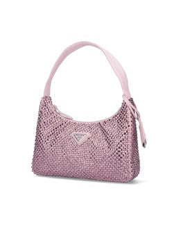 Prada Women Rhinestone Mini Bag