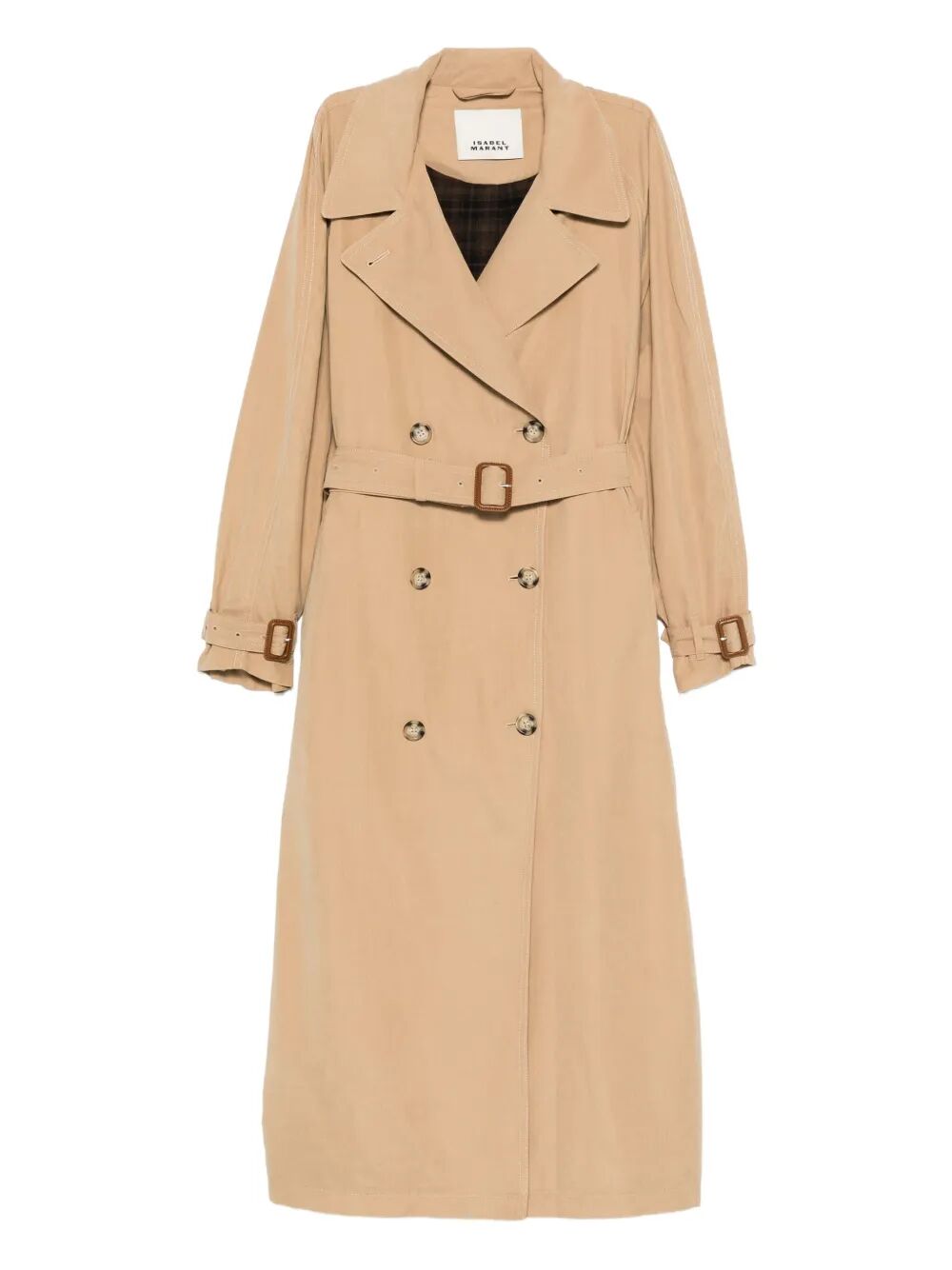 Isabel Marant Women Elea Double-Breasted Flowing Trench Coat