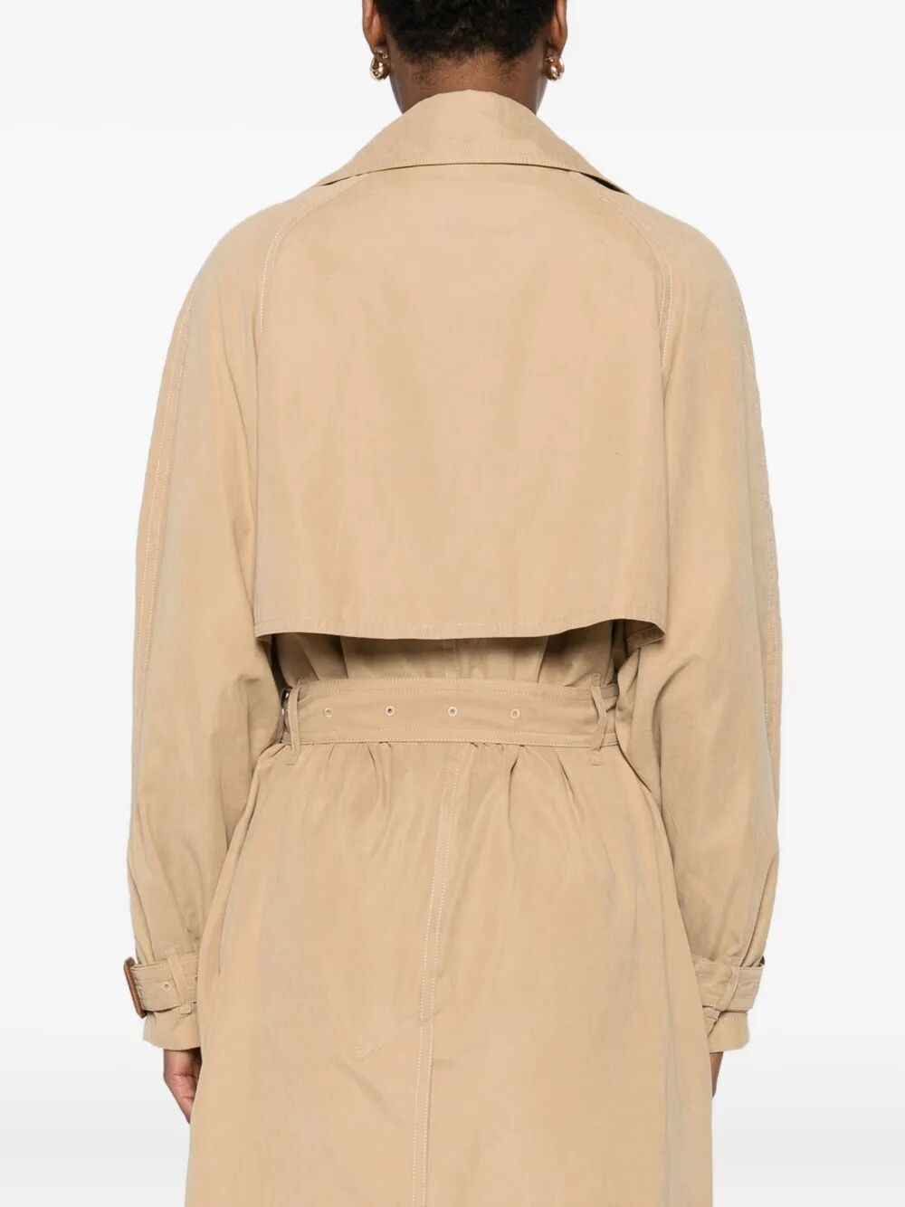 Isabel Marant Women Elea Double-Breasted Flowing Trench Coat