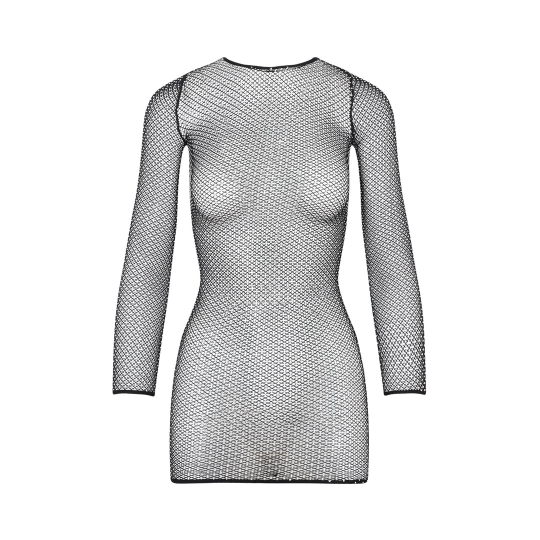 Balenciaga Crystal Mesh Mini Top Women
