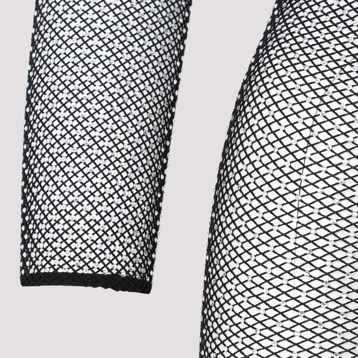 Balenciaga Crystal Mesh Mini Top Women