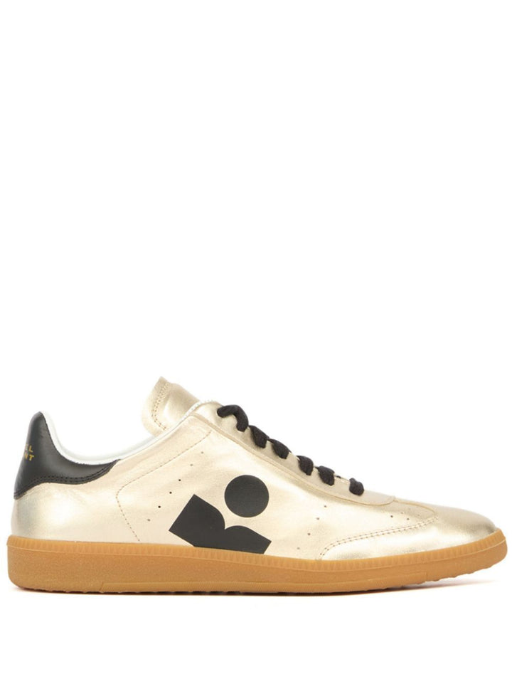 Isabel Marant Women Metallic Leather Kaycee Sneakers