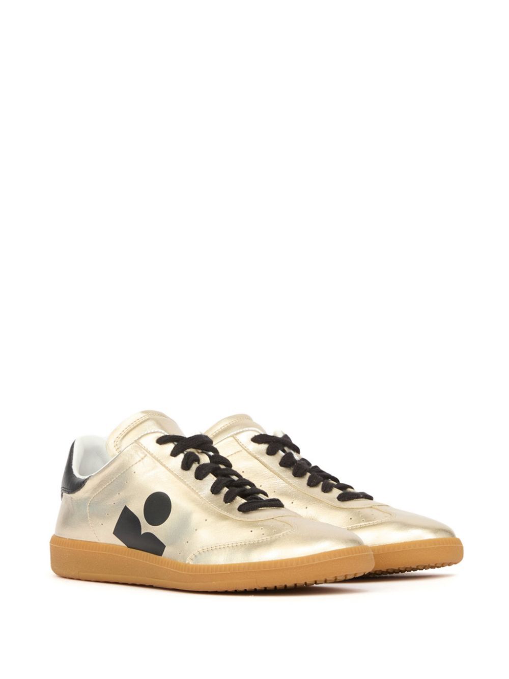 Isabel Marant Women Metallic Leather Kaycee Sneakers