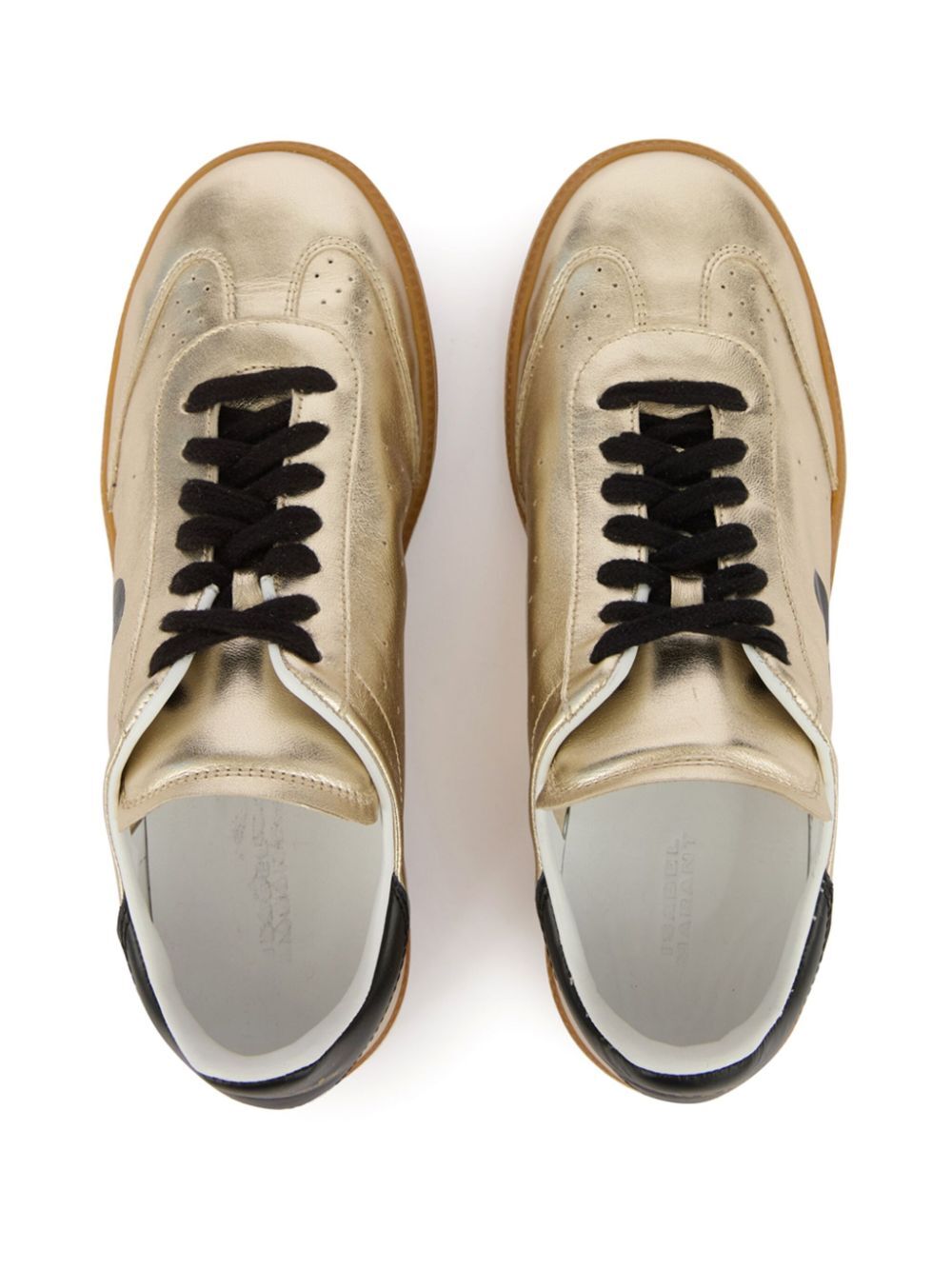 Isabel Marant Women Metallic Leather Kaycee Sneakers