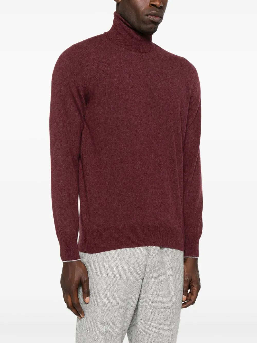 Brunello Cucinelli Men Cashmere Turtle-Neck Sweater