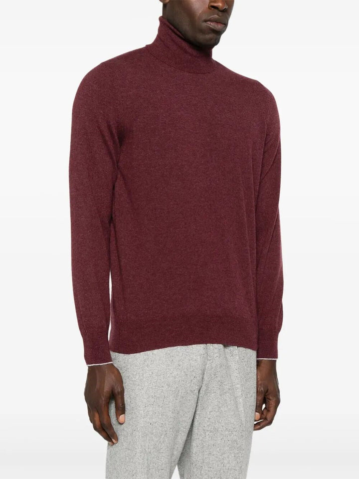 Brunello Cucinelli Men Cashmere Turtle-Neck Sweater