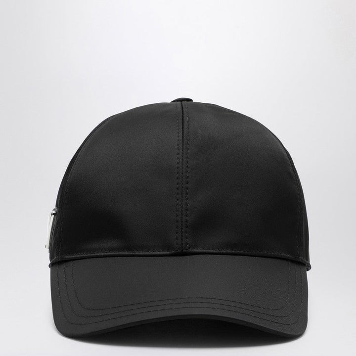 Prada Black Nylon Baseball Cap Men