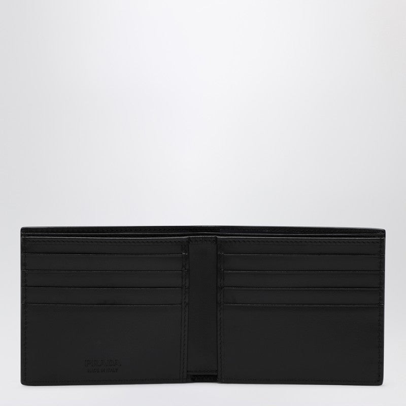 Prada Black Leather Wallet Men