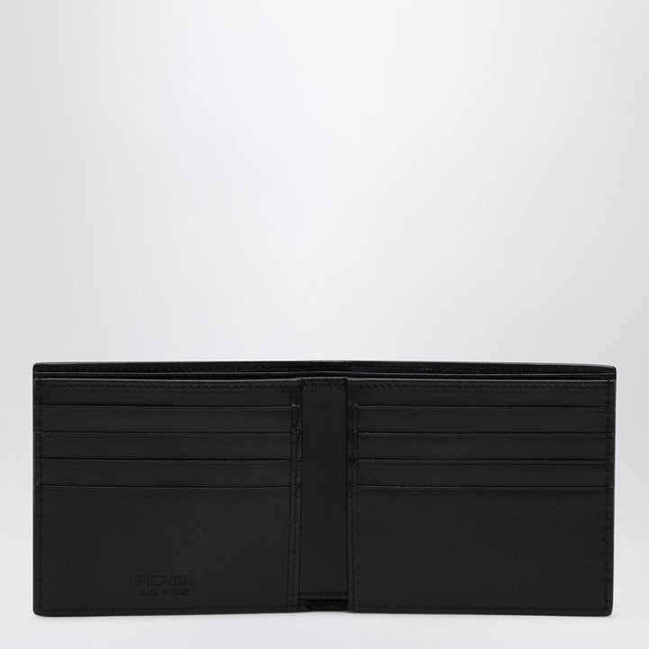 Prada Black Leather Wallet Men