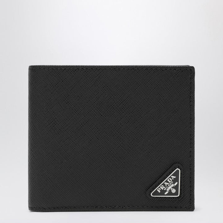 Prada Black Saffiano Horizontal Wallet Men