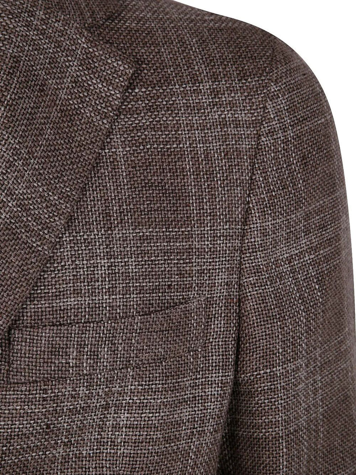 Zegna Men Wool And Linen Jacket