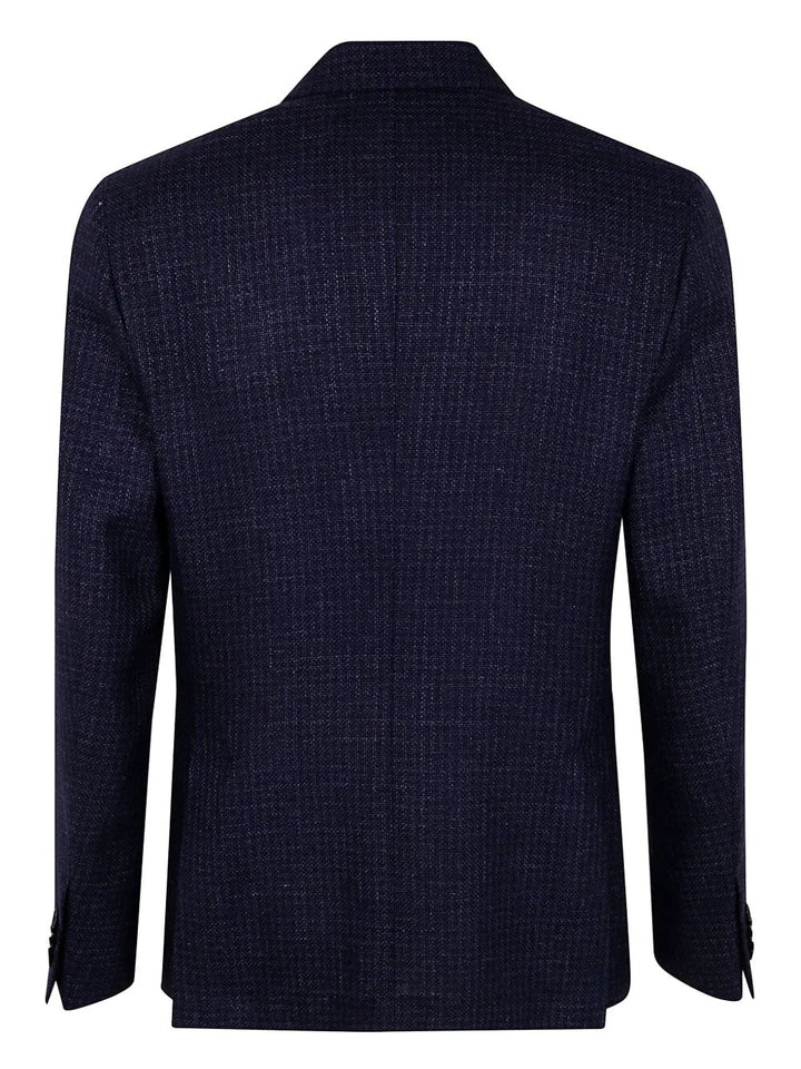 Zegna Men Wool And Linen Jacket