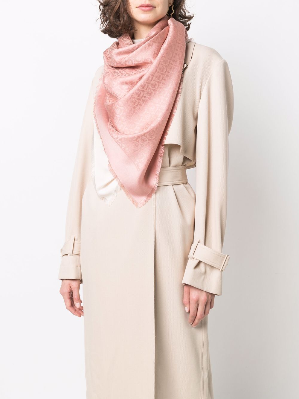 Ferragamo Women Dégradé Effect Gancini Shawl