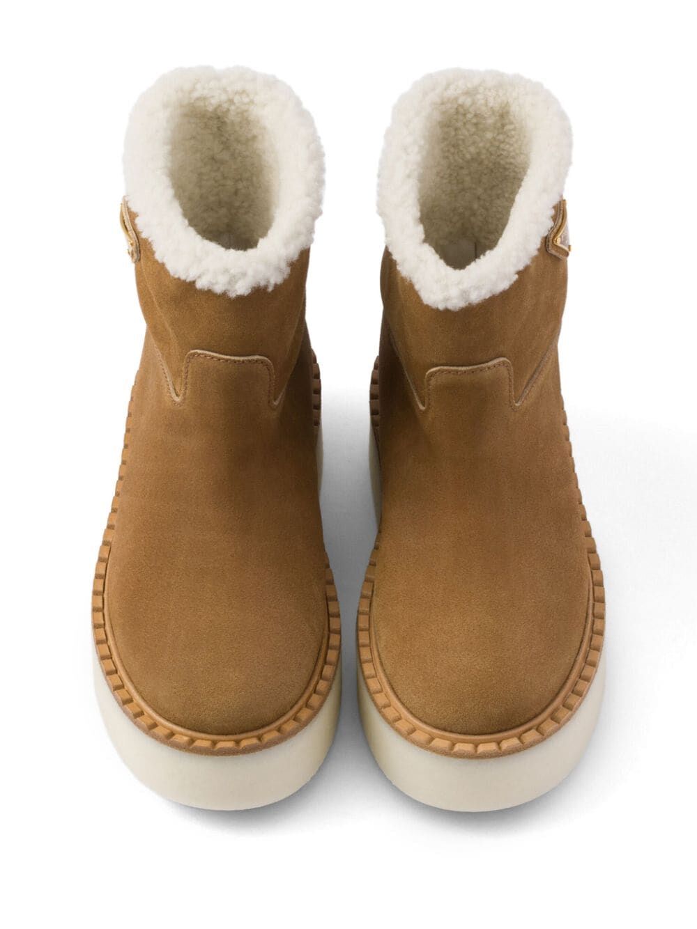 Prada Women Stivaletti Con Fodera In Shearling