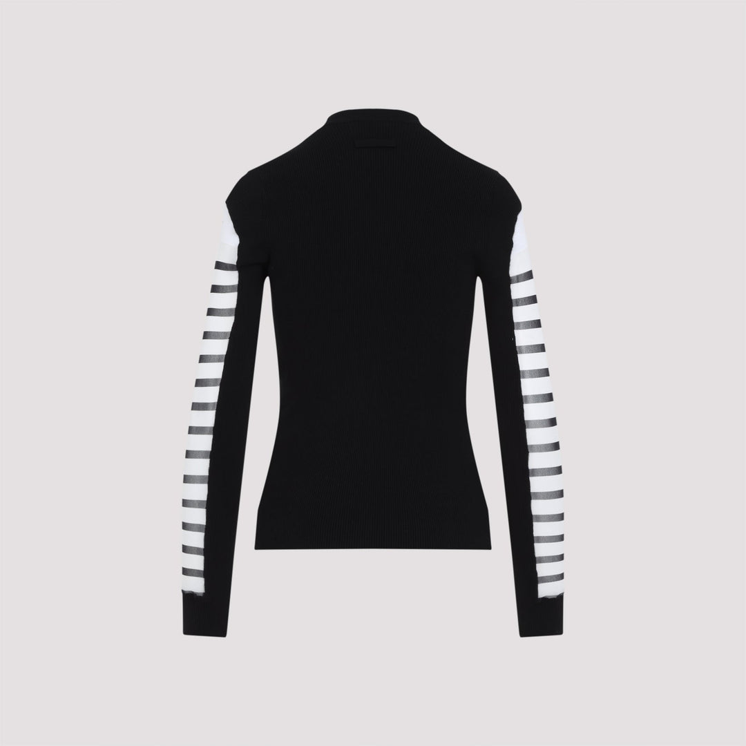 Jean Paul Gaultier Printed "Mariniere" Pullover Women