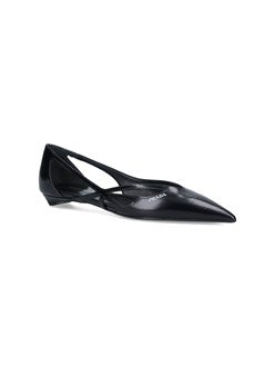 Prada Women Cut-Out Ballet Flats