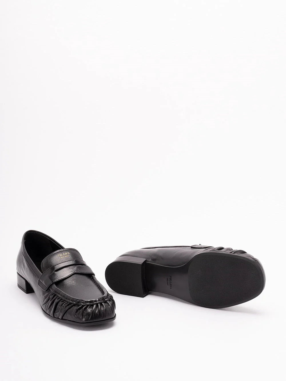 Prada Women Leather Loafers