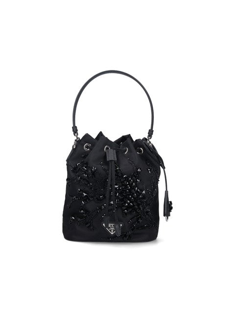 Prada Women Rhinestone Mini Bag