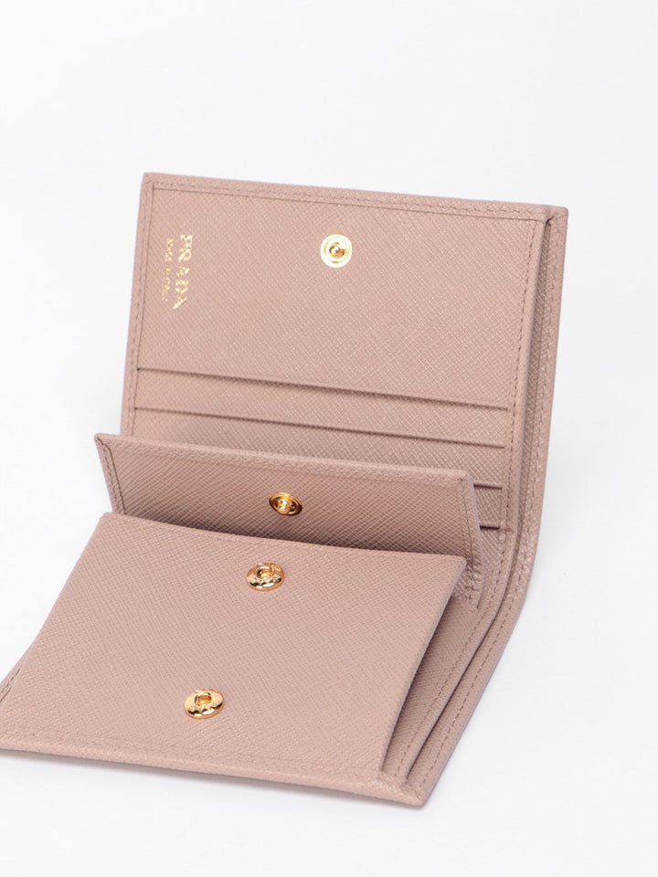 Prada Women Small Saffiano Leather Wallet