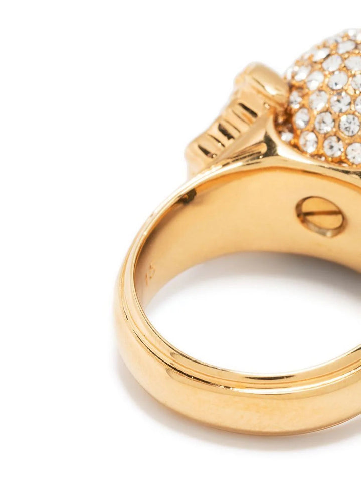 Versace Women Ring With Crystals