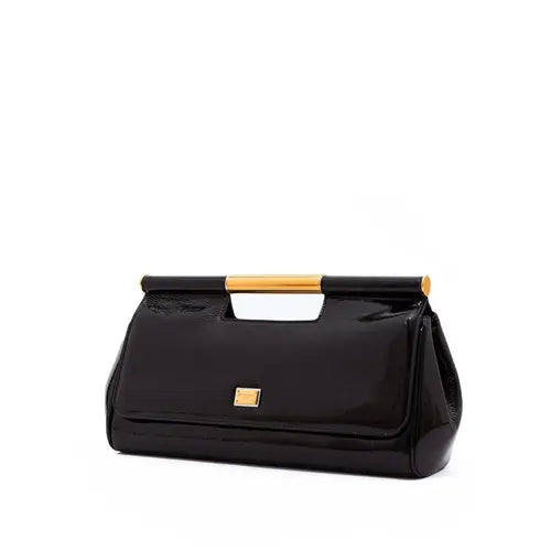 Dolce & Gabbana BLACK LEATHER HANDBAG