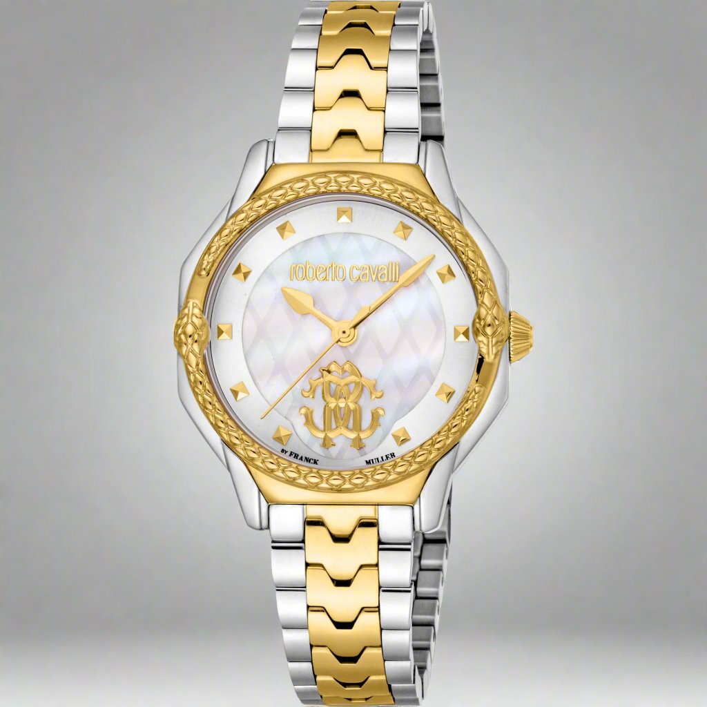 Roberto Cavalli By Franck Muller women's two tone opaque Watches