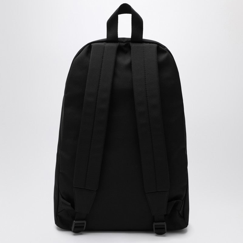 Balenciaga Black Explorer Backpack With Logo Patch Men