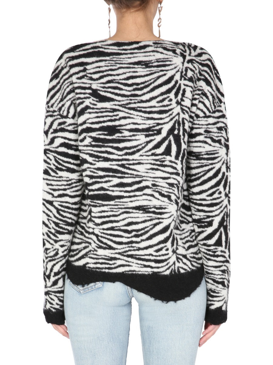 Saint Laurent Women V-Neck Sweater