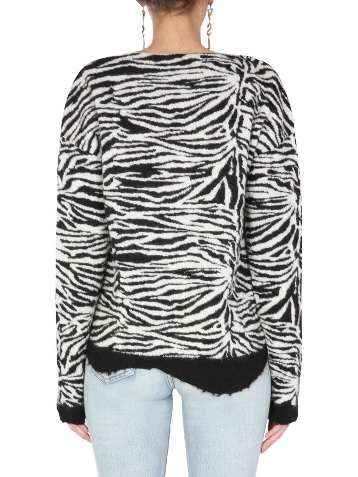 Saint Laurent Women V-Neck Sweater