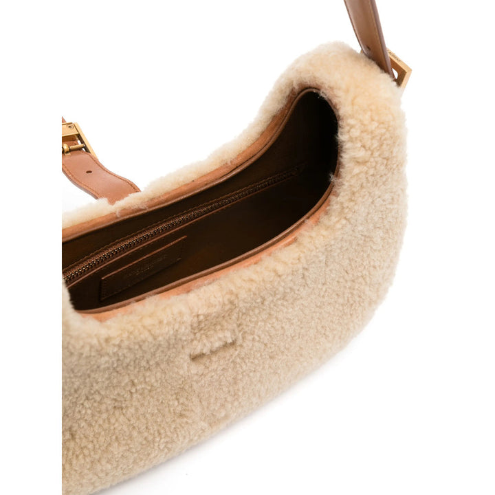 Saint Laurent Neutrals Shoulder Bags Women