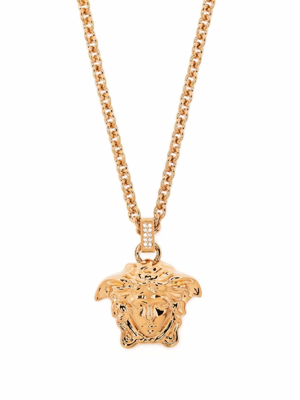 Versace Women Collana La Medusa Con Cristalli