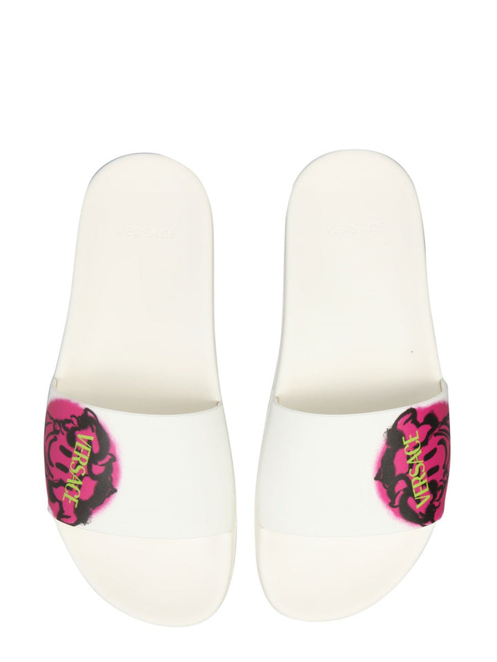 Versace Women Medusa Smiley Slide Sandals